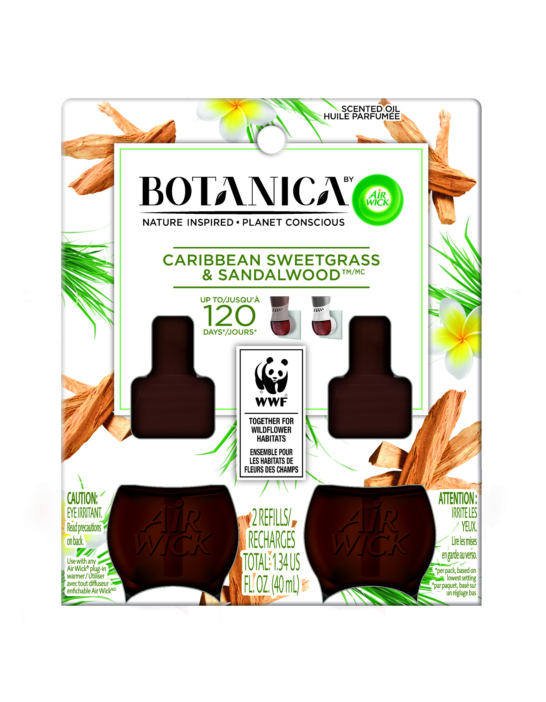 AIR WICK Botanica Scented Oil  Caribbean Sweetgrass  Sandalwood Canada